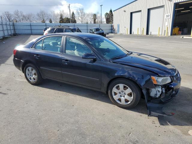 5NPET46F08H366703 - 2008 HYUNDAI SONATA GLS BLUE photo 4