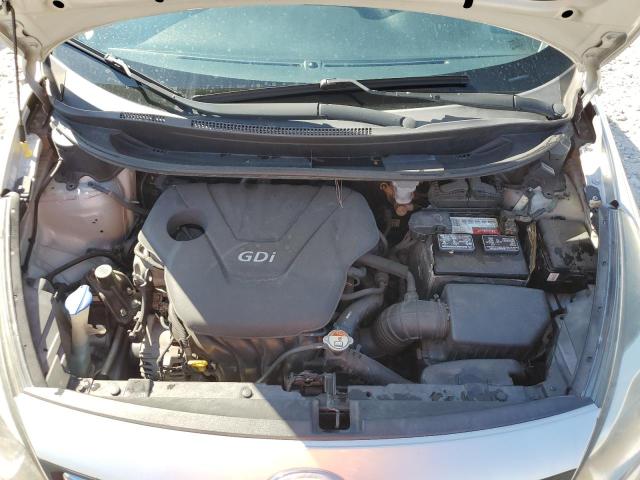 KNADN4A34D6160529 - 2013 KIA RIO EX SILVER photo 11