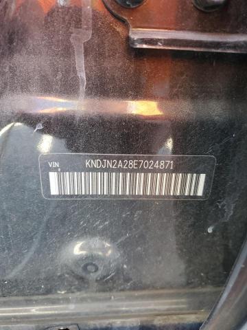 KNDJN2A28E7024871 - 2014 KIA SOUL BLACK photo 13