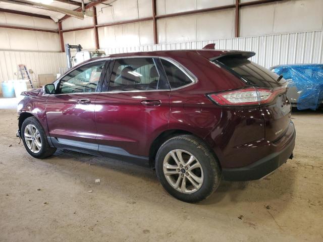 2FMPK4J80HBC62773 - 2017 FORD EDGE SEL BURGUNDY photo 2