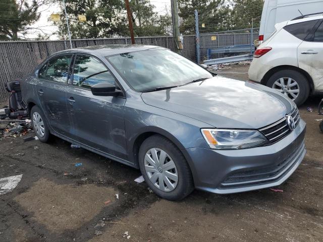 3VW267AJ6GM350101 - 2016 VOLKSWAGEN JETTA S GRAY photo 4