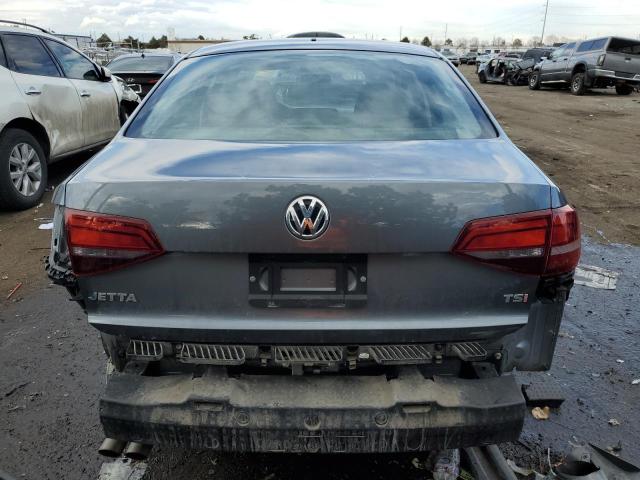 3VW267AJ6GM350101 - 2016 VOLKSWAGEN JETTA S GRAY photo 6