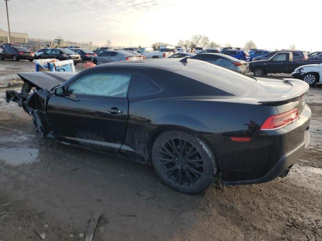 2G1FB1E32E9138142 - 2014 CHEVROLET CAMARO LT BLACK photo 2