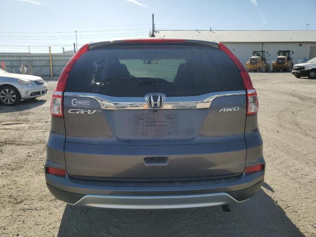 2HKRM4H54GH612234 - 2016 HONDA CR-V EX GRAY photo 6