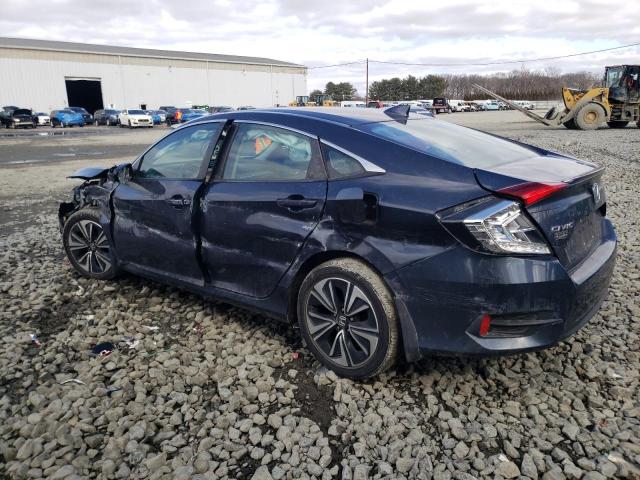 2HGFC1F35JH640664 - 2018 HONDA CIVIC EX BLUE photo 2