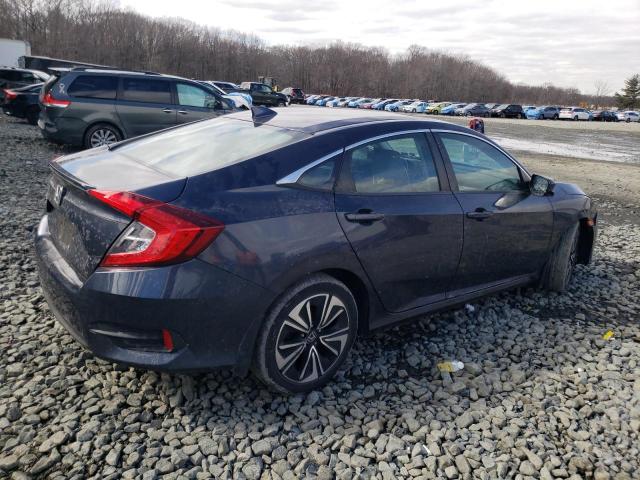 2HGFC1F35JH640664 - 2018 HONDA CIVIC EX BLUE photo 3