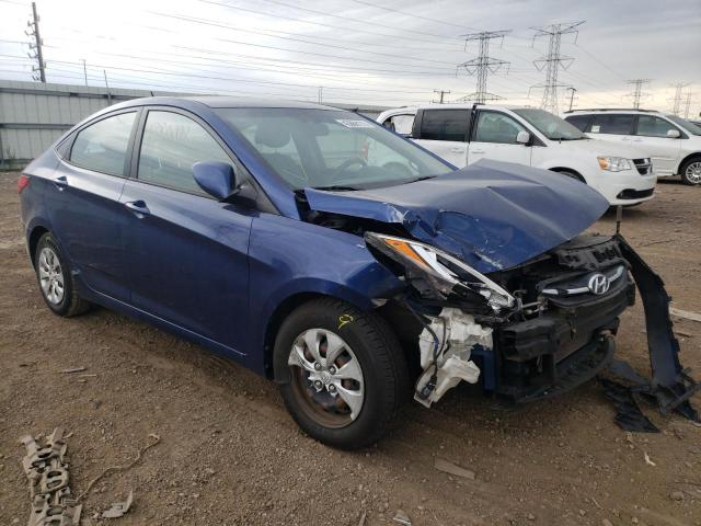 KMHCT4AE4FU914223 - 2015 HYUNDAI ACCENT GLS BLUE photo 1