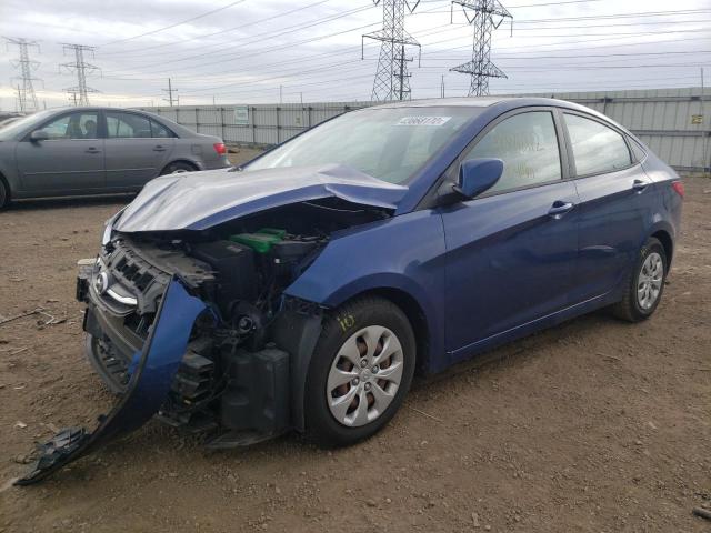 KMHCT4AE4FU914223 - 2015 HYUNDAI ACCENT GLS BLUE photo 2