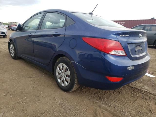 KMHCT4AE4FU914223 - 2015 HYUNDAI ACCENT GLS BLUE photo 3