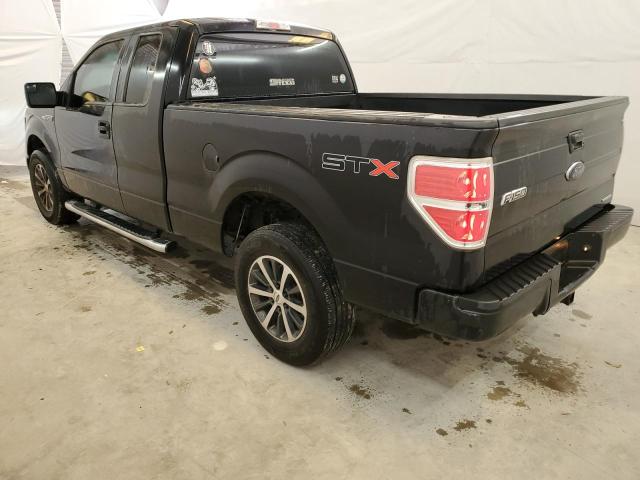 1FTFX1CF0DKE69742 - 2013 FORD F150 SUPER CAB BLACK photo 2