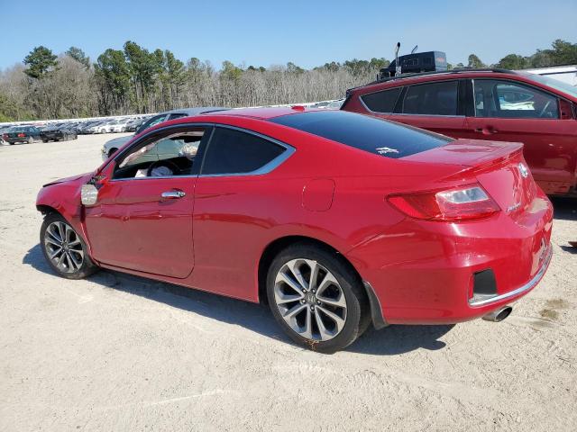 1HGCT2B80DA006255 - 2013 HONDA ACCORD EXL RED photo 2