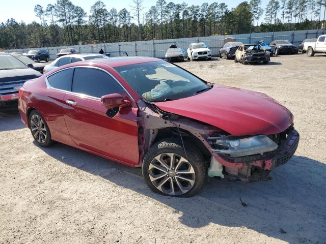 1HGCT2B80DA006255 - 2013 HONDA ACCORD EXL RED photo 4