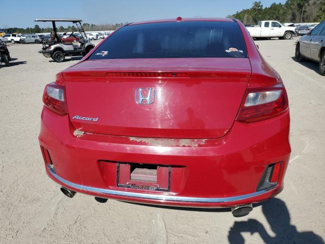 1HGCT2B80DA006255 - 2013 HONDA ACCORD EXL RED photo 6