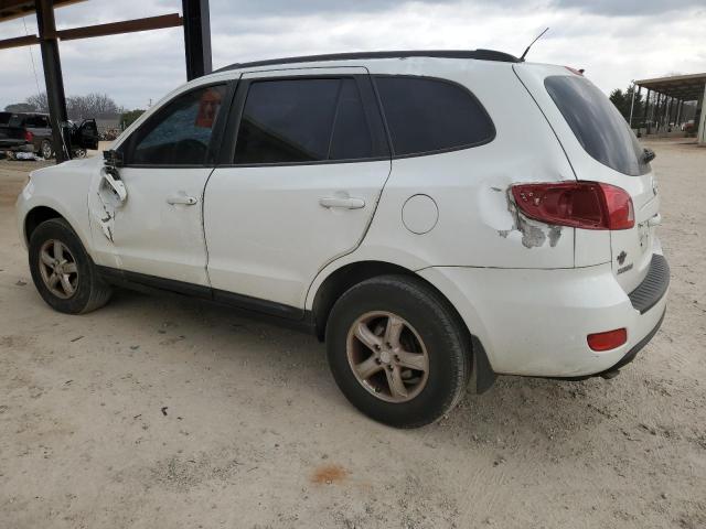 5NMSG13D78H177147 - 2008 HYUNDAI SANTA FE GLS WHITE photo 2