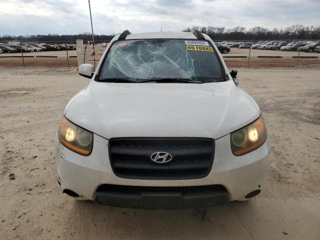 5NMSG13D78H177147 - 2008 HYUNDAI SANTA FE GLS WHITE photo 5