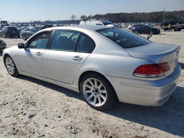 WBAHN83536DT25220 - 2006 BMW 750 LI SILVER photo 2