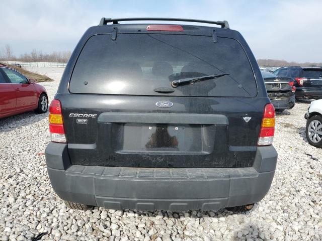 1FMYU03176KA05734 - 2006 FORD ESCAPE XLT BLACK photo 6