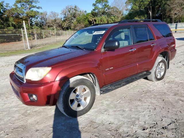 JTEBU14R368067502 - 2006 TOYOTA 4RUNNER SR5 BURGUNDY photo 1