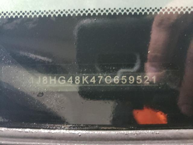 1J8HG48K47C659521 - 2007 JEEP COMMANDER 黑色 照片 12