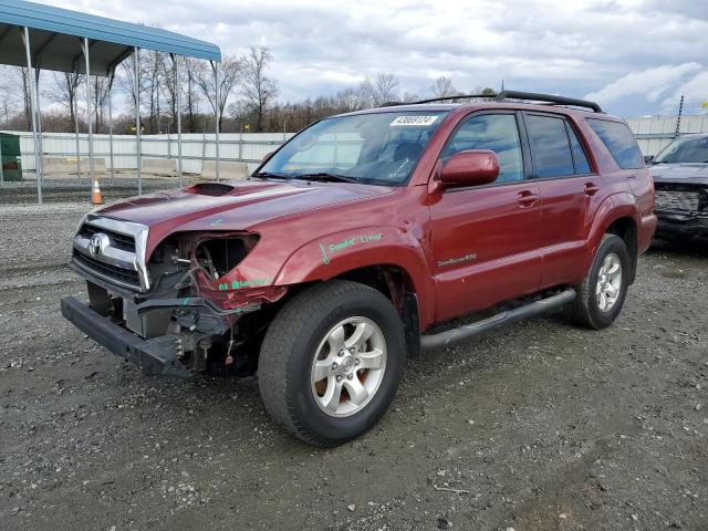 JTEBU14R778105167 - 2007 TOYOTA 4RUNNER SR5 BURGUNDY photo 1