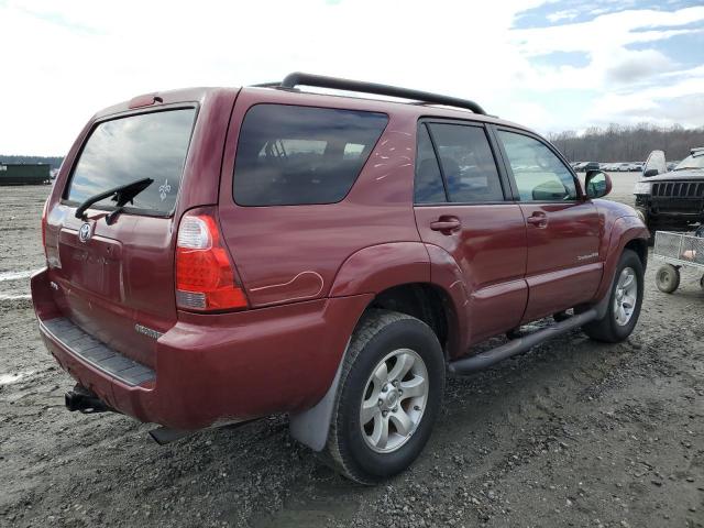 JTEBU14R778105167 - 2007 TOYOTA 4RUNNER SR5 BURGUNDY photo 3