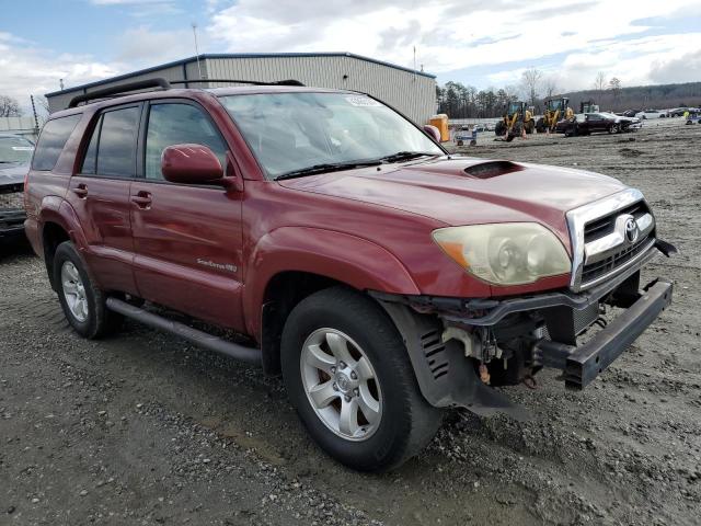 JTEBU14R778105167 - 2007 TOYOTA 4RUNNER SR5 BURGUNDY photo 4