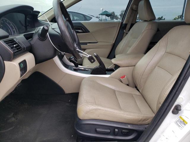 1HGCR3F80DA003564 - 2013 HONDA ACCORD EXL WHITE photo 7