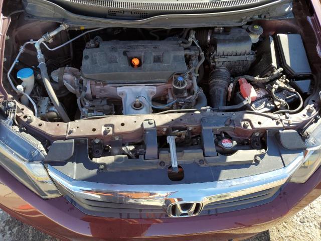 2HGFB2F82CH510283 - 2012 HONDA CIVIC EX RED photo 11