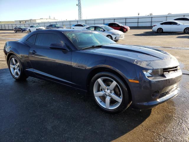 2G1FF1E34F9240046 - 2015 CHEVROLET CAMARO LT BLUE photo 4