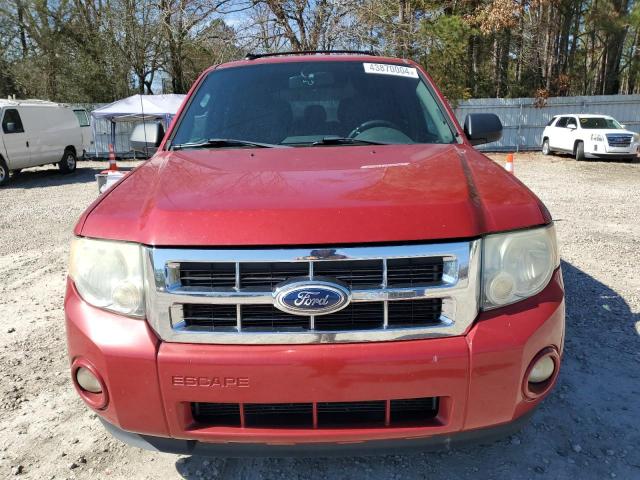 1FMCU0DG0BKA12452 - 2011 FORD ESCAPE XLT RED photo 5