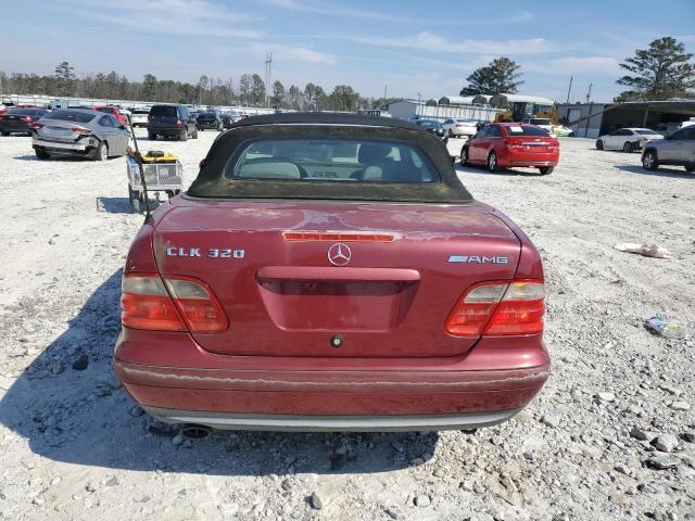 WDBLK65G5XT002673 - 1999 MERCEDES-BENZ CLK 320 RED photo 6