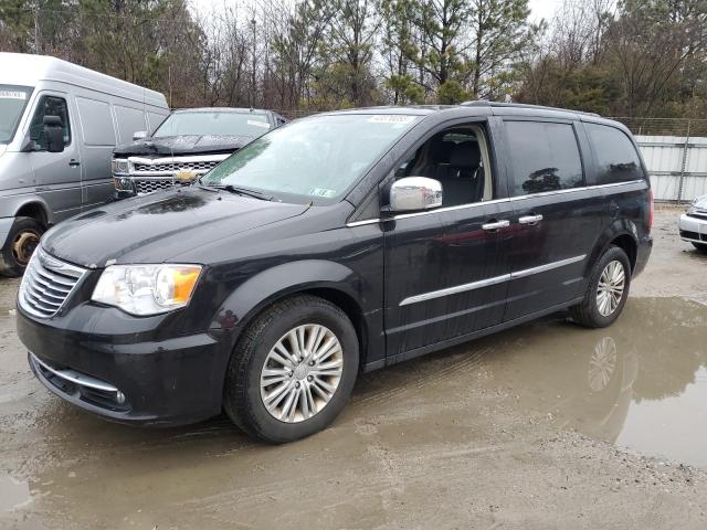 2C4RC1CG0GR239187 - 2016 CHRYSLER TOWN & COU TOURING L BLACK photo 1