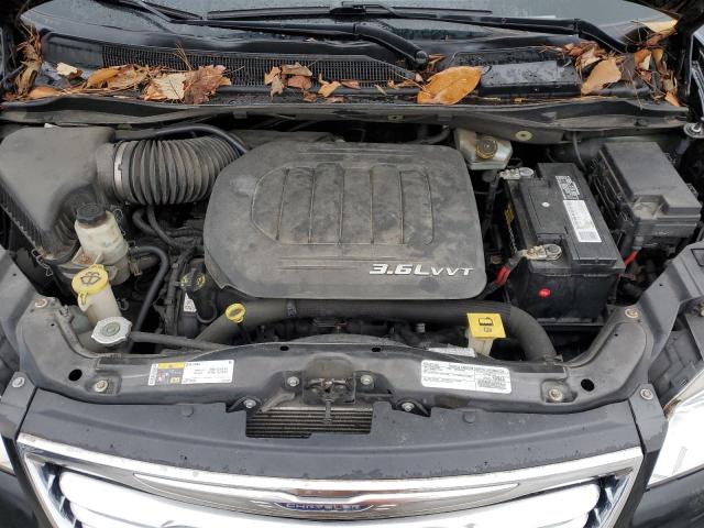 2C4RC1CG0GR239187 - 2016 CHRYSLER TOWN & COU TOURING L BLACK photo 12