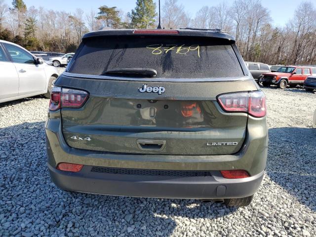 3C4NJDCB8LT208769 - 2020 JEEP COMPASS LIMITED GREEN photo 6