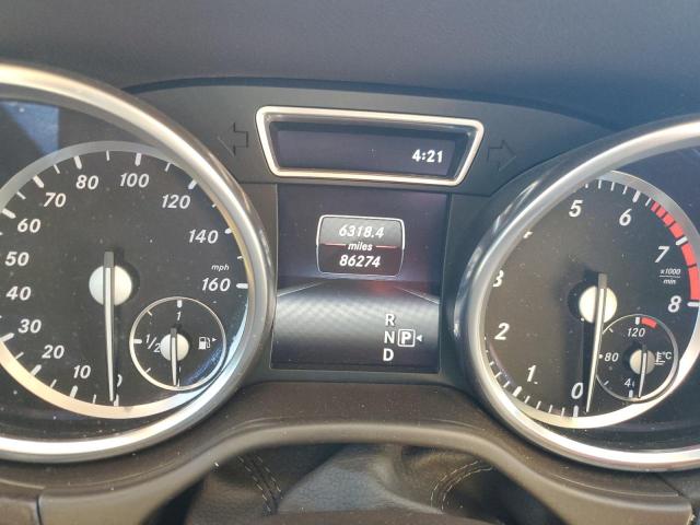 4JGDA5HB5FA618916 - 2015 MERCEDES-BENZ ML 350 4MATIC WHITE photo 9