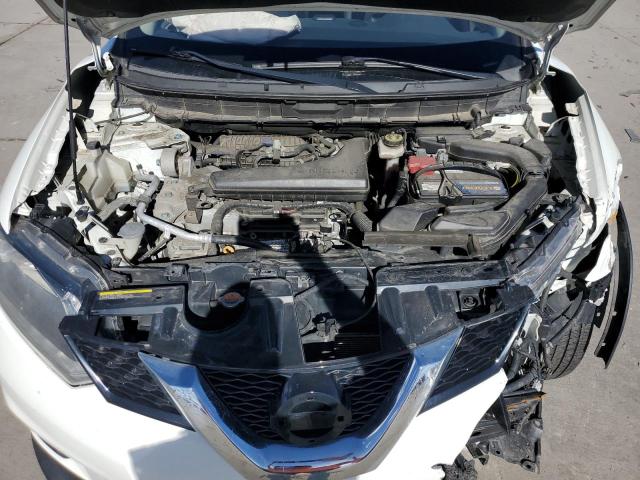 KNMAT2MVXGP593817 - 2016 NISSAN ROGUE S WHITE photo 12