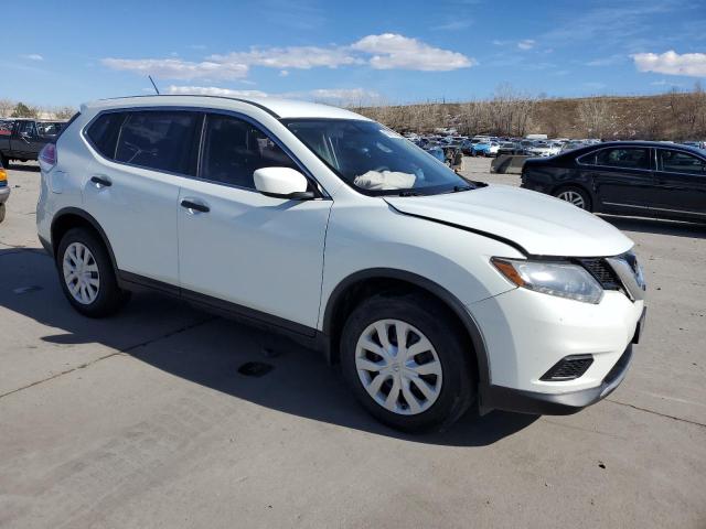 KNMAT2MVXGP593817 - 2016 NISSAN ROGUE S WHITE photo 4