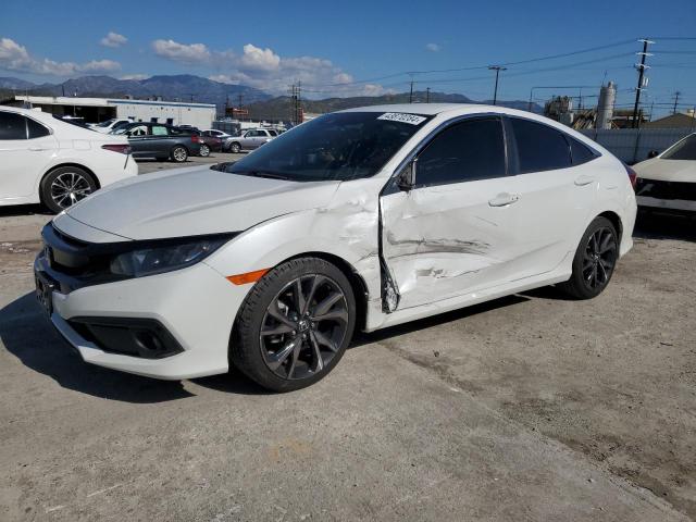 2HGFC2F8XKH583994 - 2019 HONDA CIVIC SPORT WHITE photo 1