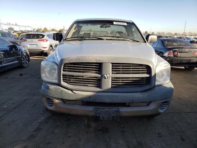 1D7HA16K17J633115 - 2007 DODGE RAM 1500 ST SILVER photo 5