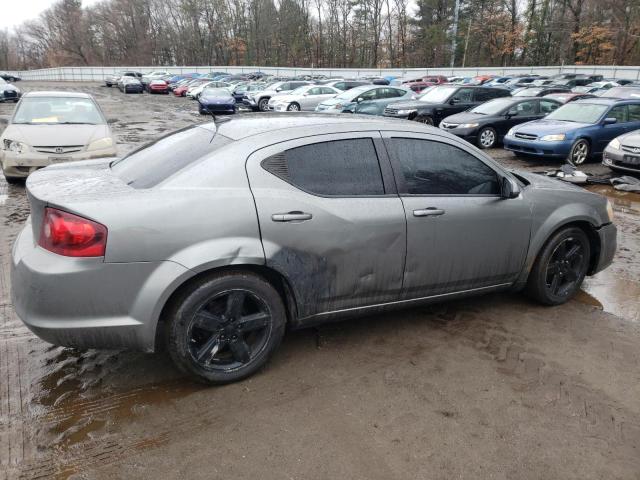 1C3CDZCBXDN740722 - 2013 DODGE AVENGER SXT SILVER photo 3