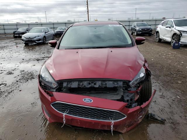 1FADP3H20HL270110 - 2017 FORD FOCUS SEL RED photo 5