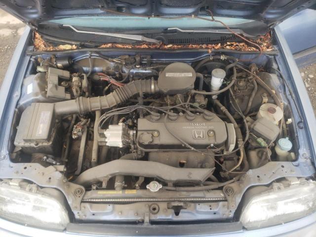 1HGED3651ML078291 - 1991 HONDA CIVIC LX BLUE photo 11