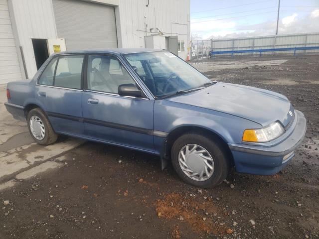 1HGED3651ML078291 - 1991 HONDA CIVIC LX BLUE photo 4