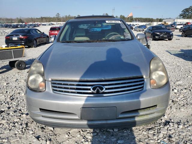 JNKCV51E14M609133 - 2004 INFINITI G35 SILVER photo 5