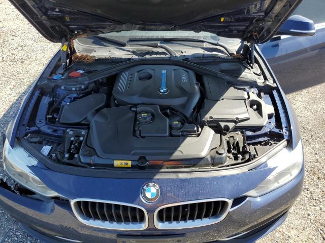 WBA8E1C53JA756447 - 2018 BMW 330E BLUE photo 11