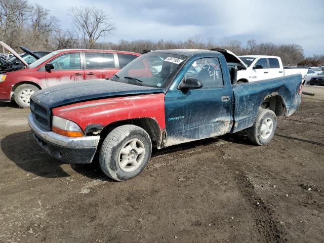 1B7FL26X8WS651066 - 1998 DODGE DAKOTA GREEN photo 1