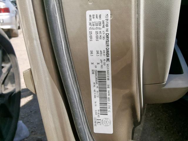 2D8HN44E59R505005 - 2009 DODGE GRAND CARAVAN SE  photo 10