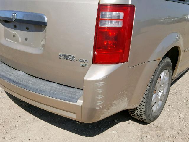 2D8HN44E59R505005 - 2009 DODGE GRAND CARAVAN SE  photo 9