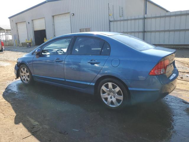 1HGFA16528L046280 - 2008 HONDA CIVIC LX BLUE photo 2