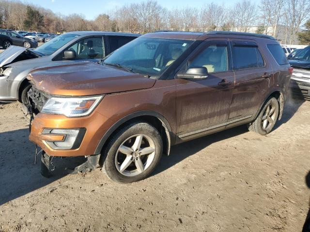 1FM5K8D89HGB85484 - 2017 FORD EXPLORER XLT GOLD photo 1